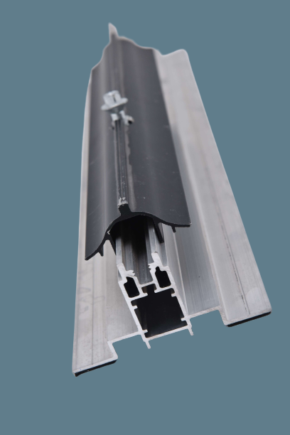 Fascetta centrale SISO 50 - con freno da neve - ALU anodizzato nero - lunghezza 5,0 m